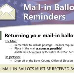2021 Fall Municipal Election and Berks County Election Services 10-25-21