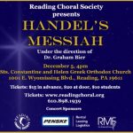 Reading Choral Society Presents Handel’s Messiah