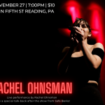 Rachel Ohnsman Performs Live at the WCR Center