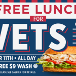 Sheetz Celebrates Veterans Day with FREE Meal and Car Wash