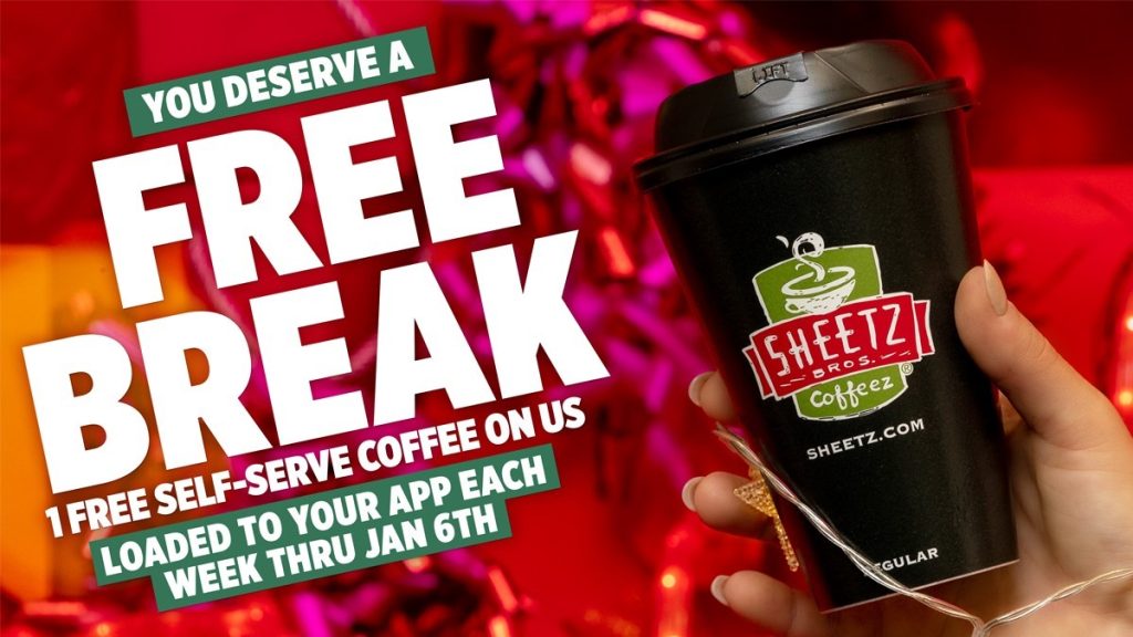 Sheetz Spreading Holiday Cheer with Free Coffee All Season Long