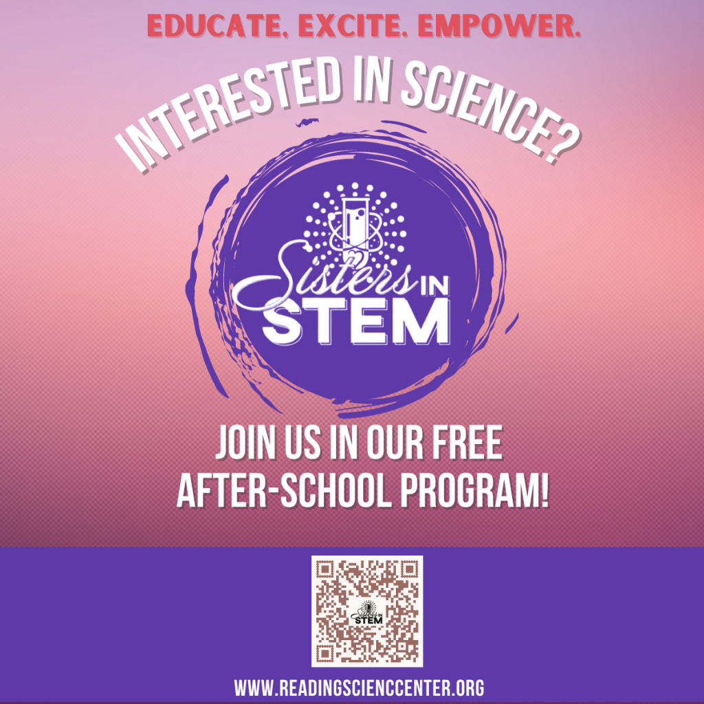 Sisters in STEM at Reading Science Center