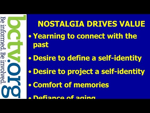 Nostalgia and Provenance 1-19-22