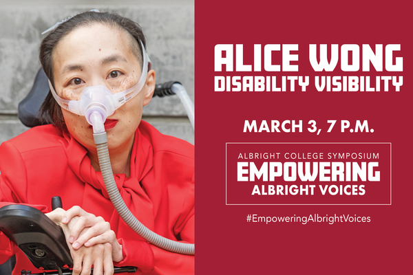 Alice Wong Brings “Disability Visibility” to Albright College