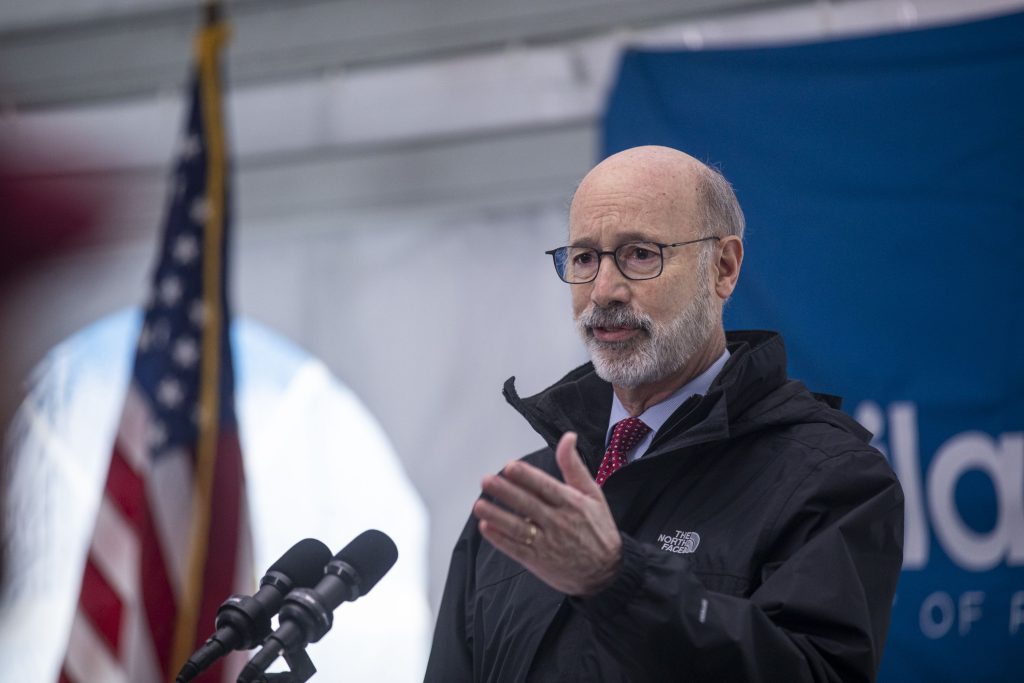 Wolf asks GOP-led legislature to spend Pa.’s federal aid dollars as he pitches $1.8B boost for education