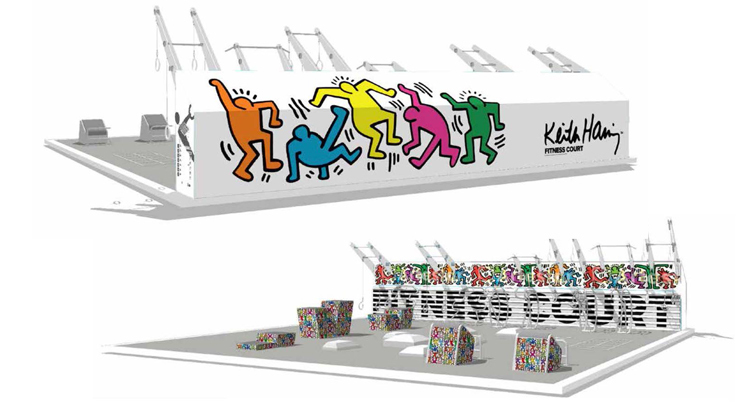 KU Announces Project to Bring Rare Keith Haring Fitness Park to Campus – BCTV