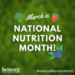 BCTV to Promote Wellness Education for National Nutrition Month