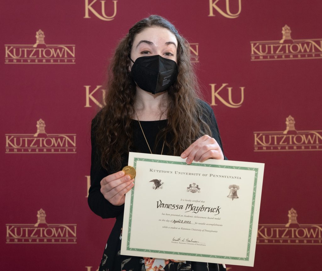 Kutztown University Honors Student Awarded Graduate Research Fellowship