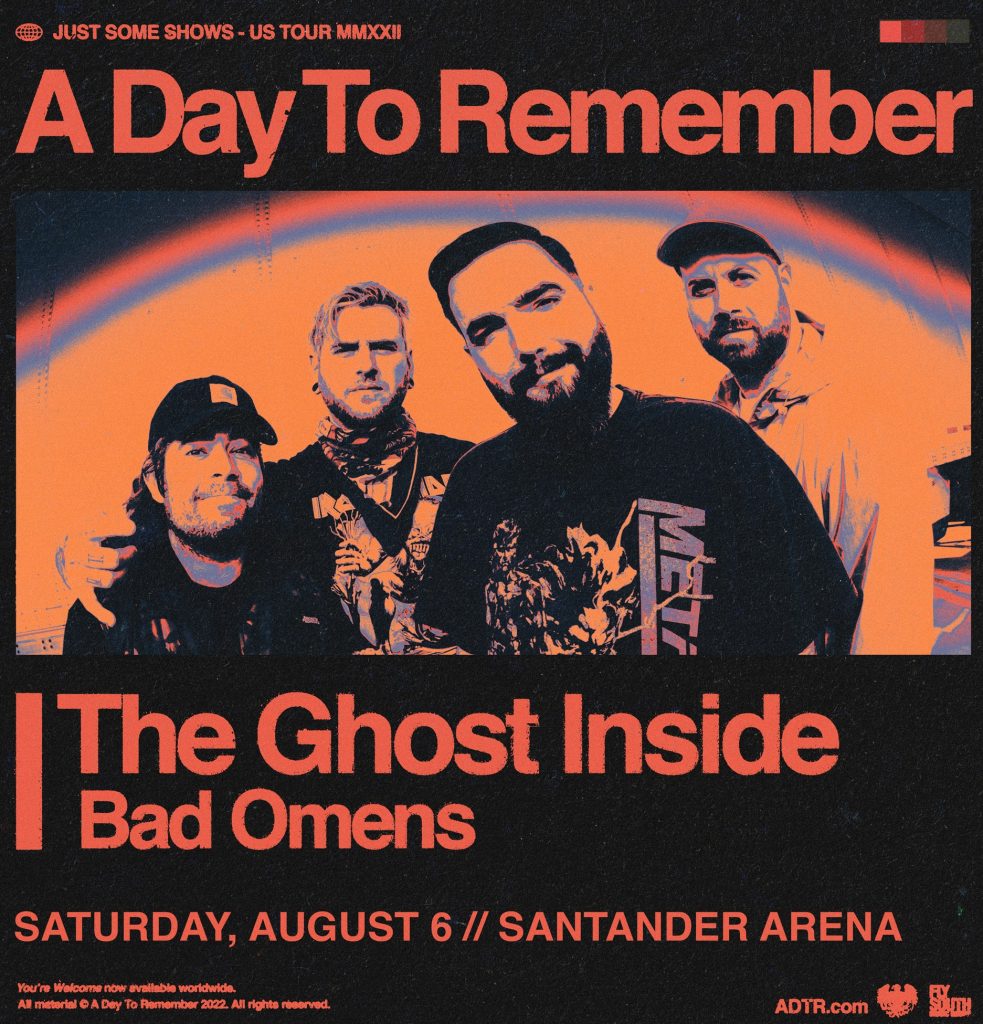 A Day to Remember is Returning to the Santander Arena August 6