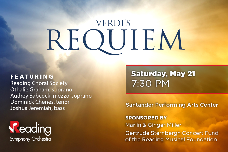 RSO Partners with Reading Choral Society to Perform Verdi’s Requiem