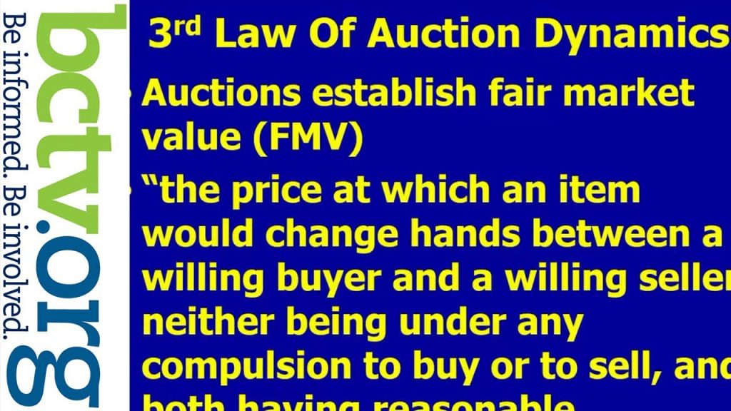 Principles of Auction Dynamics 5-18-22