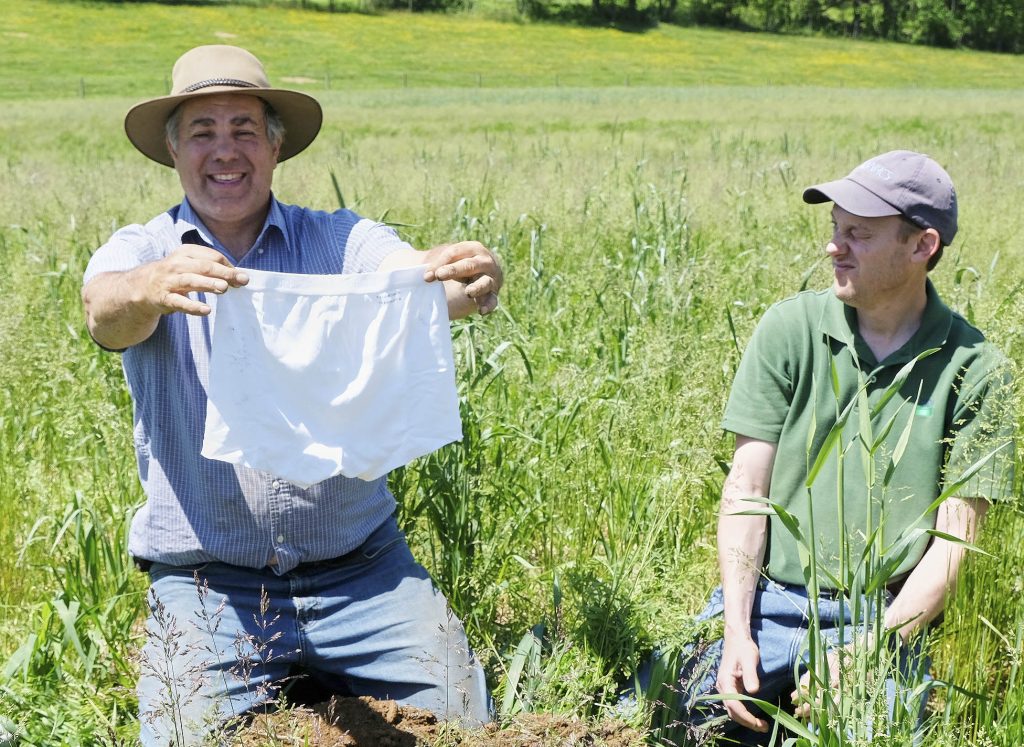 Underwear Underground? Campaign Aims to Educate on Soil Health