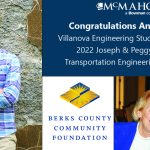 Oley Villanova Student Receives Joseph & Peggy McMahon Transportation Scholarship