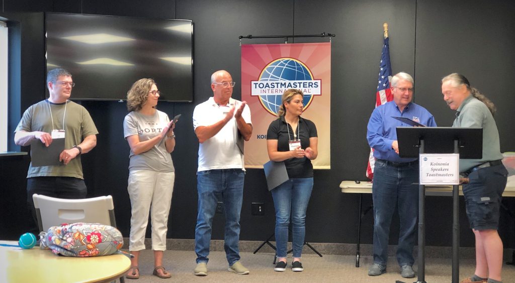 Koinonia Speakers Toastmasters Club Installs New Officers