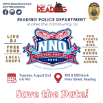 Reading Police Department to Host 2022 National Night Out Celebration
