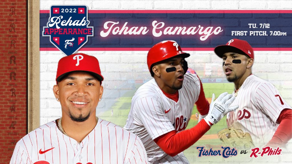 Phillies Camargo to Rehab at FirstEnergy Stadium