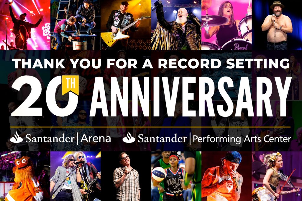Santander Arena and Performing Arts Center Conclude Record Setting 20th Anniversary
