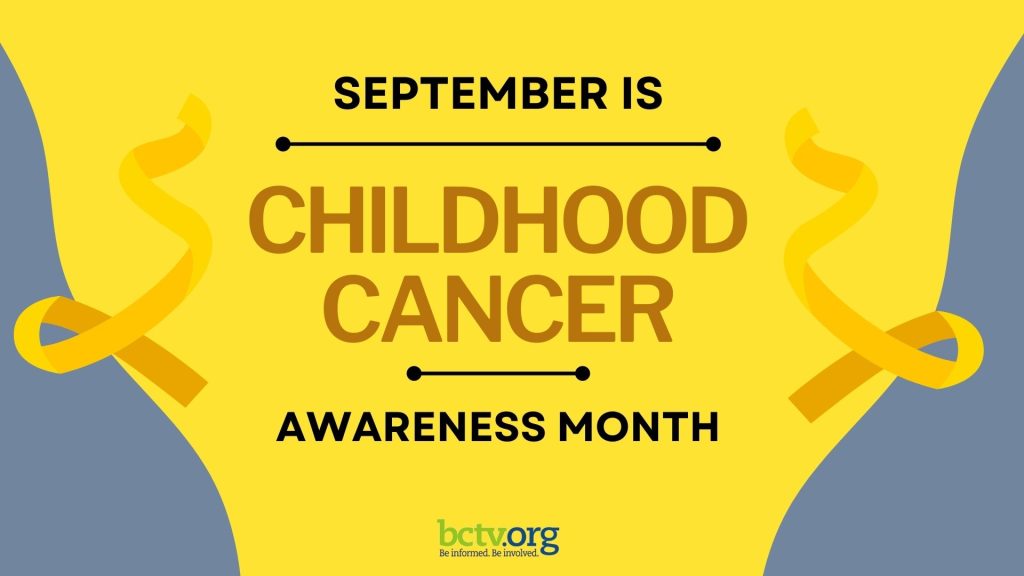 BCTV Encourages Community to “Go Gold” for Childhood Cancer Awareness Month