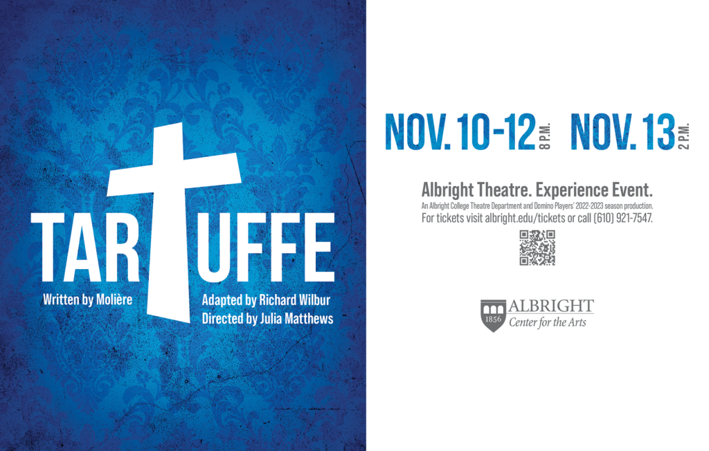 Albright College Theatre to Perform Moliere’s “Tartuffe,” Nov. 10-13