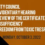 City of Reading City Council Evidentiary Hearing 10-3-22