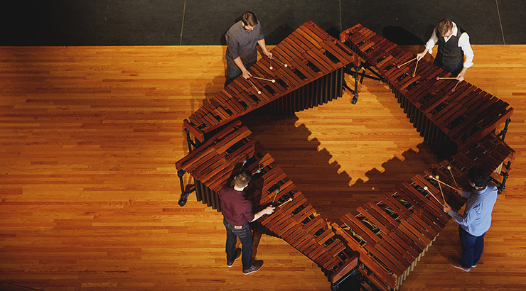 Premiere Marimba Quartet to Join Reading Pops for Performance at KU