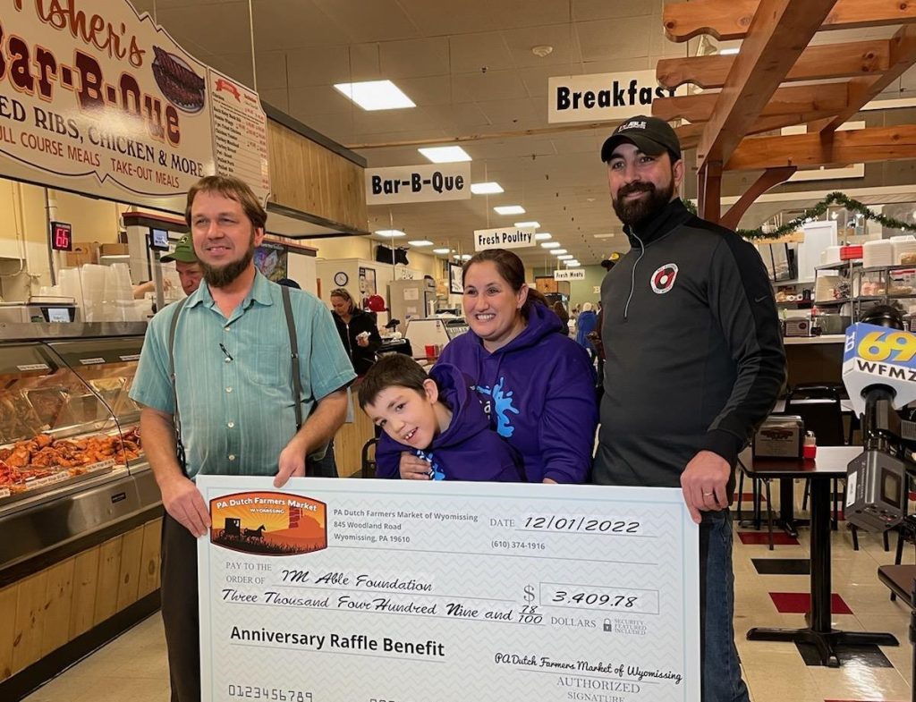 PA Dutch Farmer’s Market of Wyomissing Supports “Make a Splash with Davy” Project