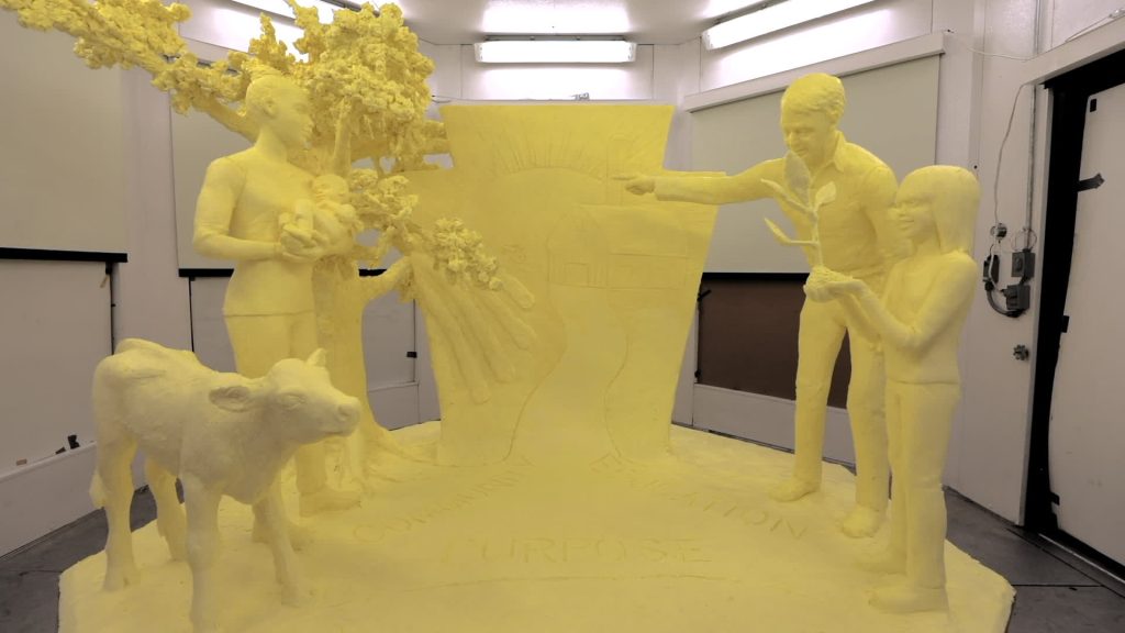 Half-Ton Butter Sculpture Highlights 2023 Farm Show Theme: Rooted in Progress