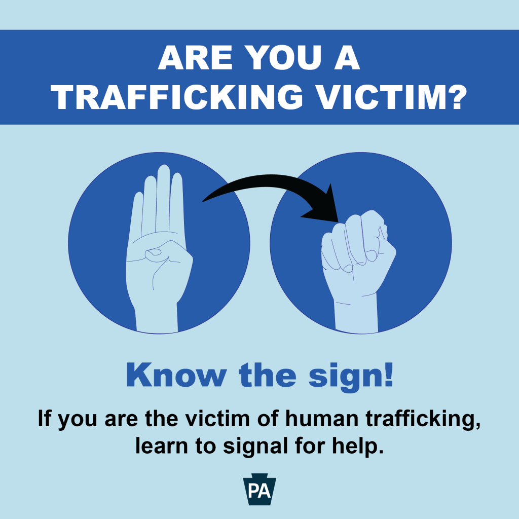 Efforts to Combat Human Trafficking, Survivor Resources, Encouraging Public to Learn and Act