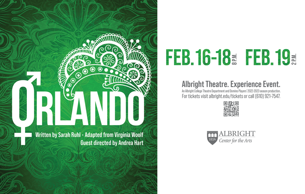 Albright College Theatre to Perform “Orlando,” Feb. 16-19