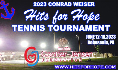 Conrad Weiser Announces Hits for Hope Tennis Tournament
