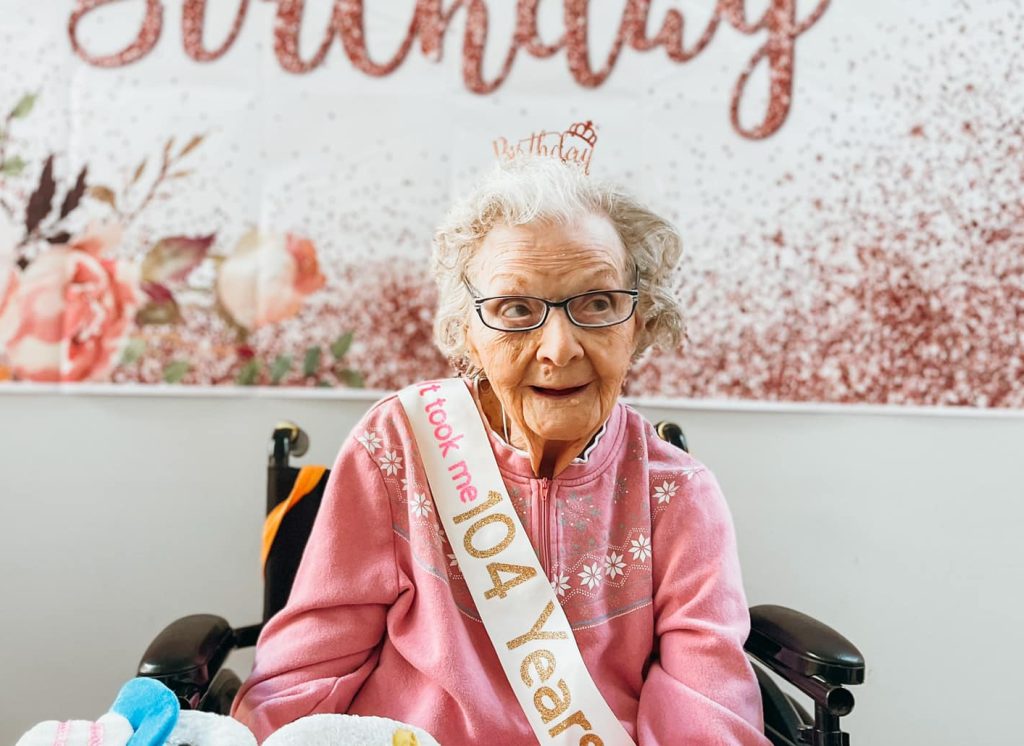 Community Celebrates Centenarian Turning 104