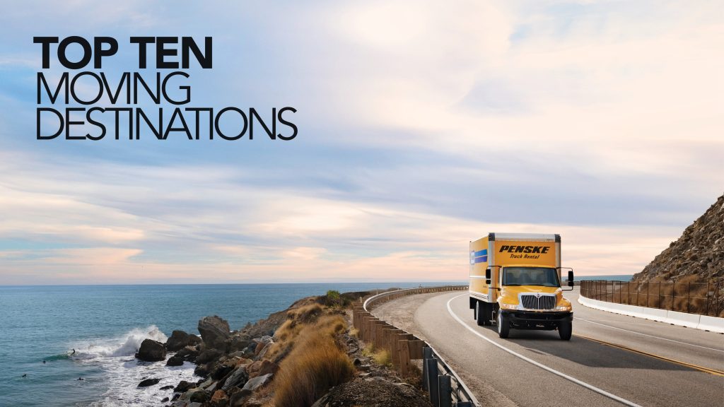 Penske Truck Rental Announces 2022 Top Moving Destinations