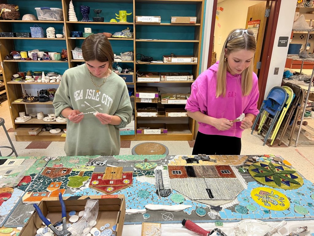 Twin Valley High School Advanced Ceramics Student Art Hits the PA Turnpike