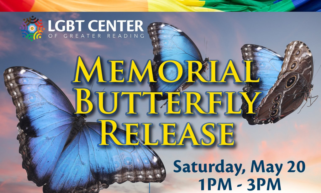 LGBT Center of Reading to Host Memorial Butterfly Release