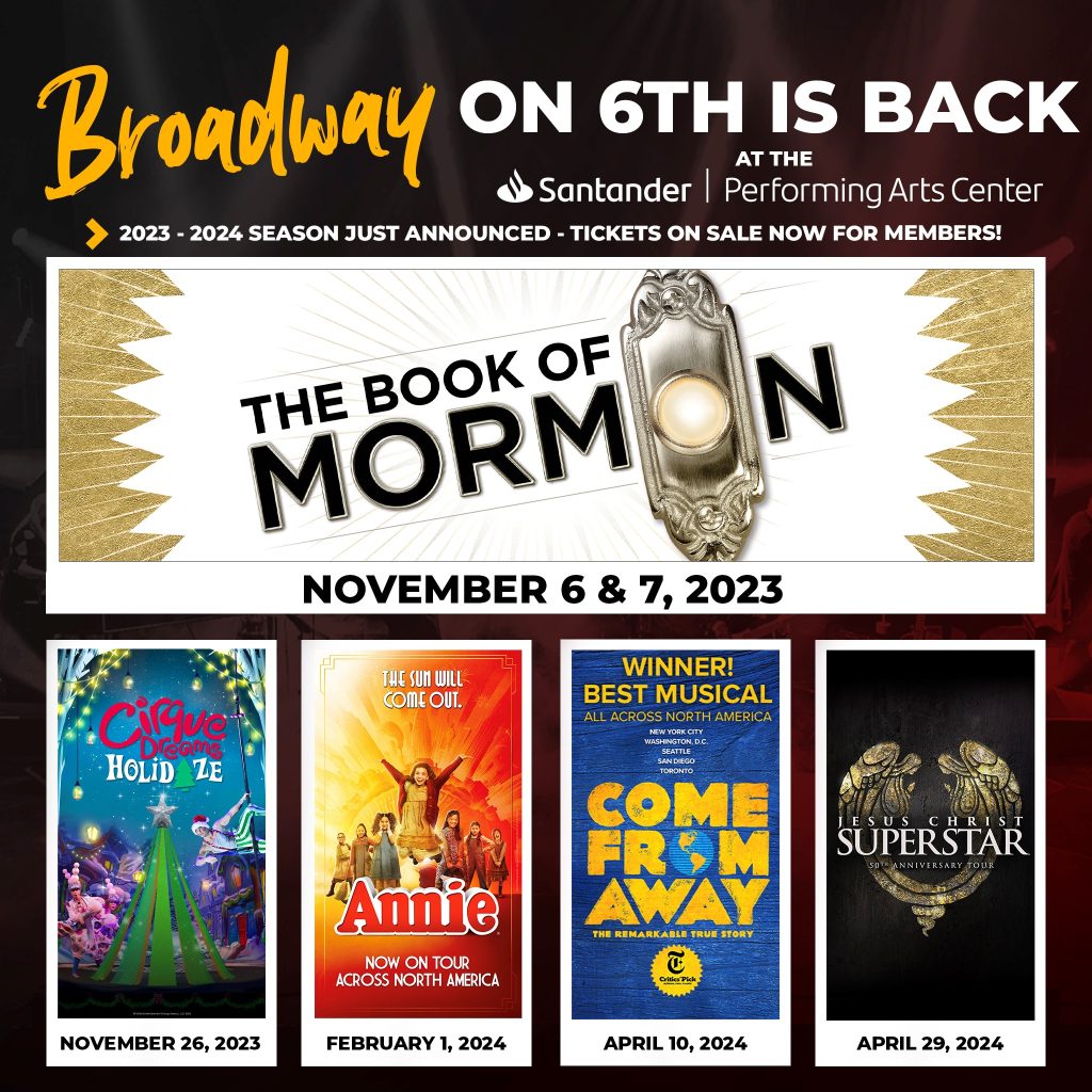 Santander PAC Announces 2023 – 2024 Broadway Series Line-Up