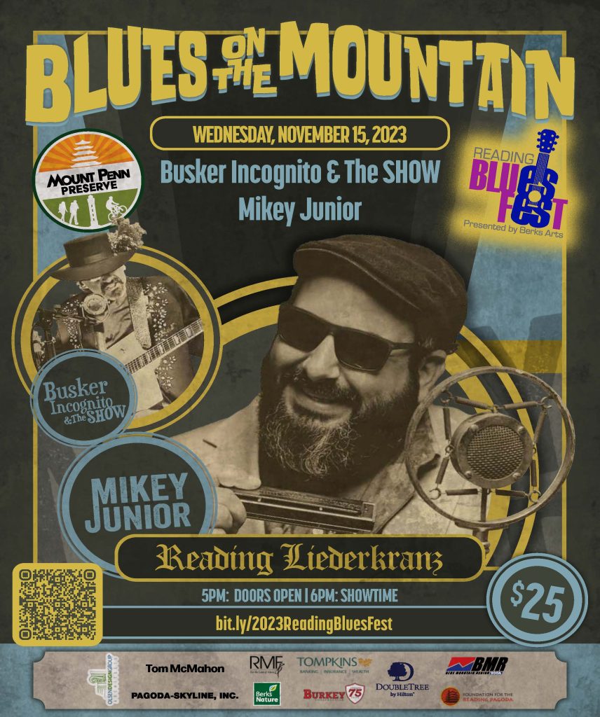 MP3 Announces Blues on the Mountain at the Liederkranz