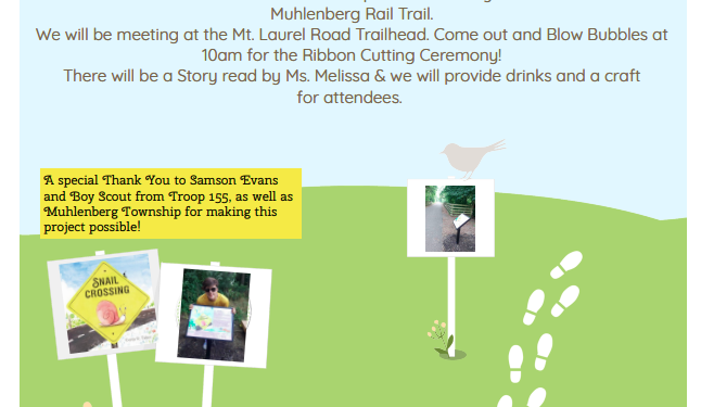 Grand Opening of Muhlenberg StoryWalk®