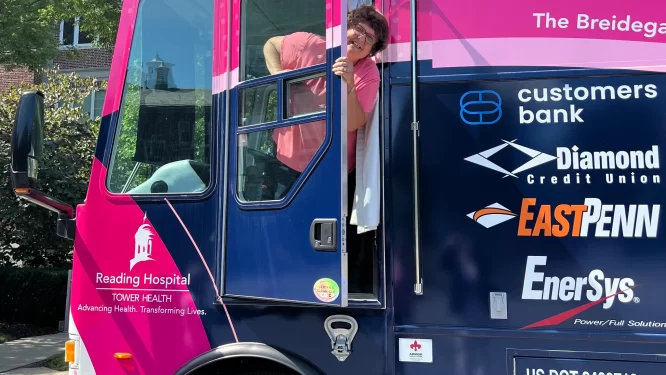 Reading Hospital “Pink Party” Celebrates One-Year Anniversary of Mobile Mammography Coach