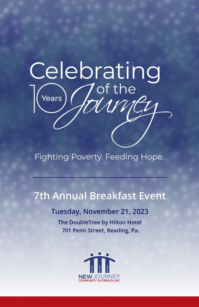 New Journey Community Outreach to Celebrate Legacy of Impact at “Fighting Poverty, Feeding Hope” Breakfast