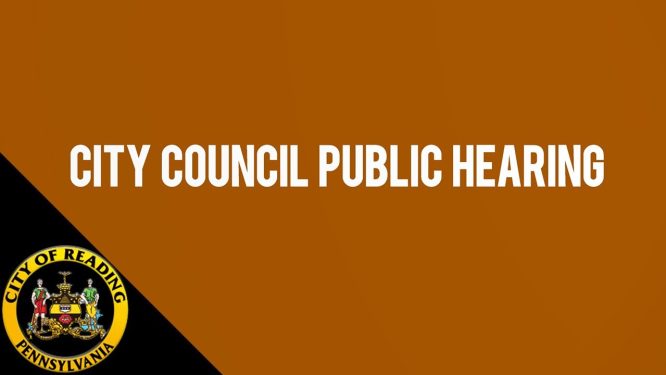 City Council Public Hearing 10/18/23 | City of Reading, PA