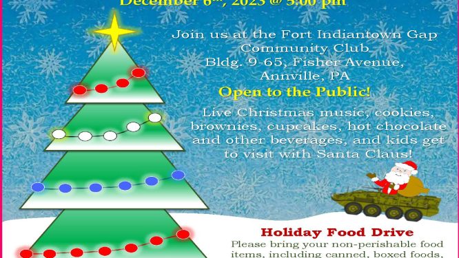 Public Invited to Tree Lighting Event at Fort Indiantown Gap