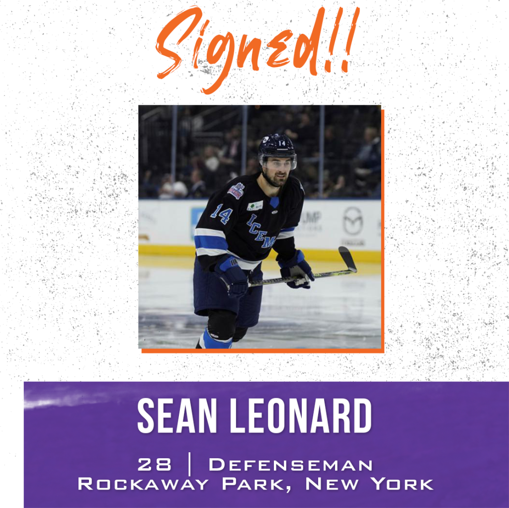 Royals Sign Defenseman Sean Leonard to SPC
