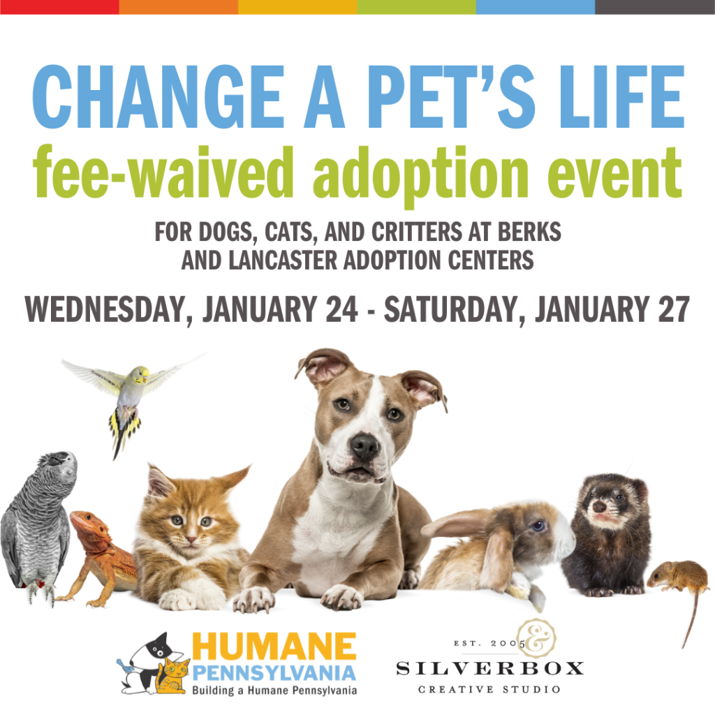 Humane Pennsylvania Celebrates National Change A Pet’s Life Day By Hosting Fee-Waived Adoption Event