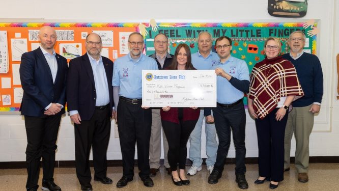 Kutztown University’s Visual Impairment Program Awarded $30,000 from Kutztown Lions Club