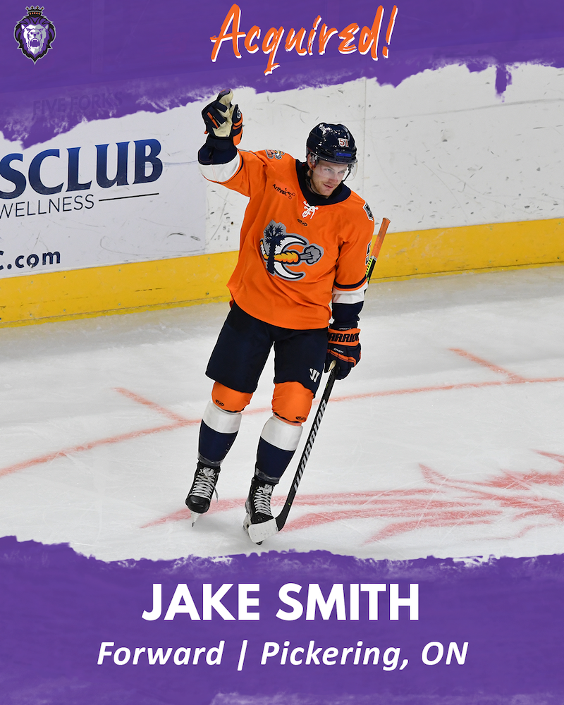 Royals Acquire Jake Smith, F, from Greenville in Exchange for Future Considerations