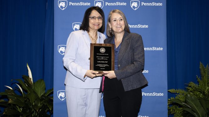 Penn State Berks Professor Lolita Paff Receives Eisenhower Award for Distinguished Teaching
