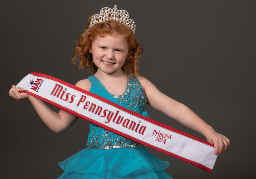 Violet Chapin of Reading, PA, Heads to National American Miss Nationals While Honoring Her Late Brother