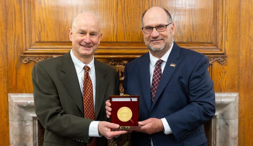Graver Bestowed with Kutztown University President’s Medal for Commitment to University’s History
