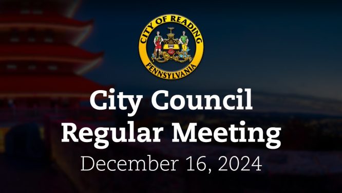 City Council Meeting 12/9/24 | City of Reading, PA