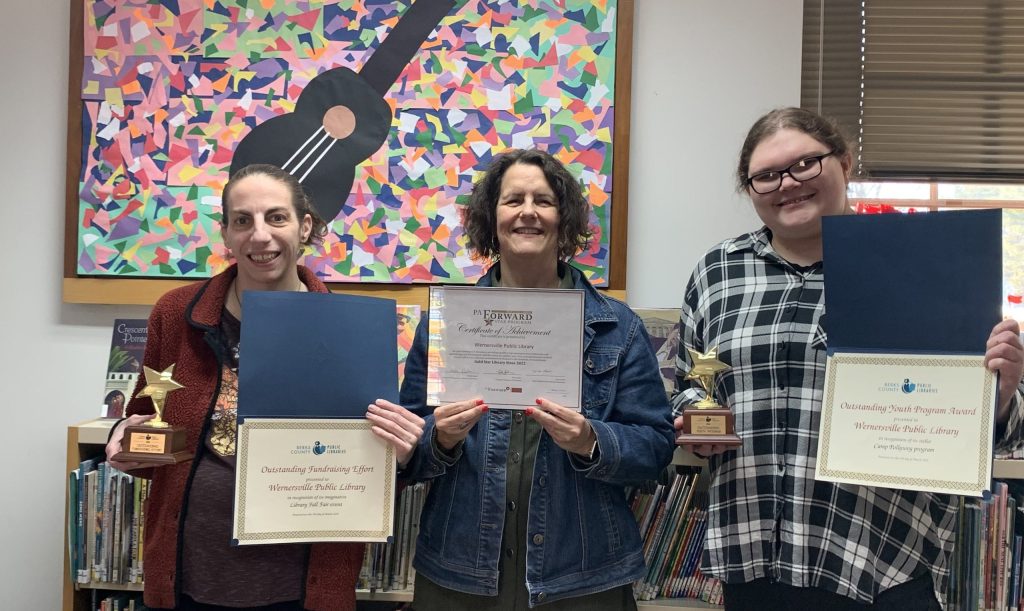 Wernersville Public Library Receives PA Forward Gold Star Status, Two Awards